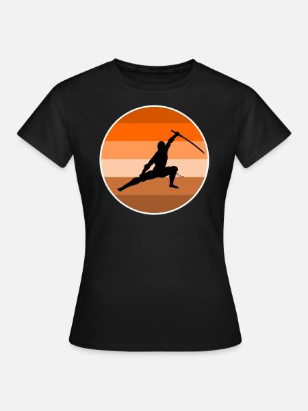 Ninja - Frauen T-Shirt - Schwarz