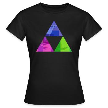 comic - Frauen T-Shirt - Schwarz - Vorne - AI Model Female 172 dark (172cm)