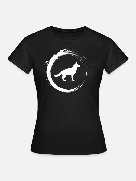 German shepherd - Women's T-Shirt - black