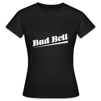 Bad Boll - Textdesign mit Stadtnamen - Frauen T-Shirt - Schwarz - Vorne - AI Model Female 172 dark (172cm)