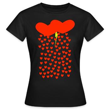 Lieber Sturm - Frauen T-Shirt - Schwarz - Vorne - AI Model Female 172 dark (172cm)