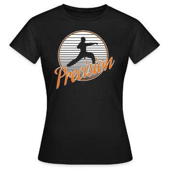 Kampfsport - Frauen T-Shirt - Schwarz - Vorne - AI Model Female 172 dark (172cm)