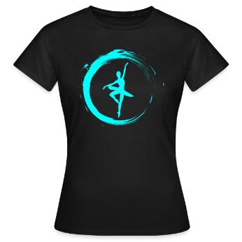 ballerine - T-shirt Femme - noir - Devant - AI Model Female 172 dark (172cm)