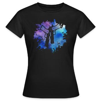Schützenfest Schießsport Shooting Sports Shooter - Women's T-Shirt - black - Front - AI Model Female 172 dark (172cm)