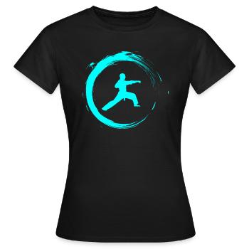 art martial - T-shirt Femme - noir - Devant - AI Model Female 172 dark (172cm)