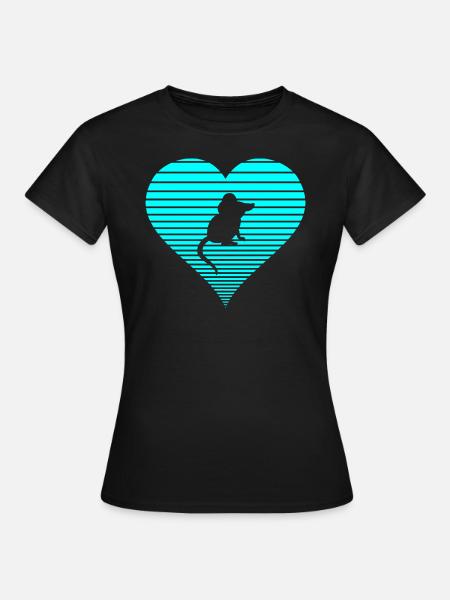 Maus - Frauen T-Shirt - Schwarz