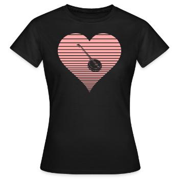 Banjo - T-shirt Femme - noir - Devant - AI Model Female 172 dark (172cm)