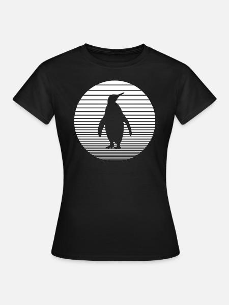 Pinguin - Frauen T-Shirt - Schwarz