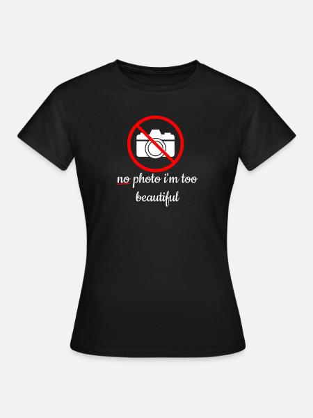 Pas de photo im au cadeau belle idée cadeau - T-shirt Femme - noir