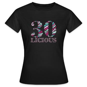 30ème anniversaire - T-shirt Femme - noir - Devant - AI Model Female 172 dark (172cm)