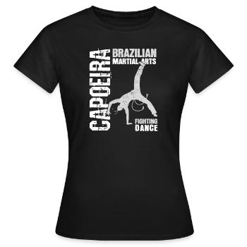 Capoeira - T-shirt Femme - noir - Devant - AI Model Female 172 dark (172cm)