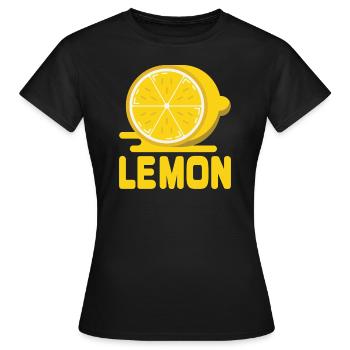 Lemon lemon - Women's T-Shirt - black - Front - AI Model Female 172 dark (172cm)