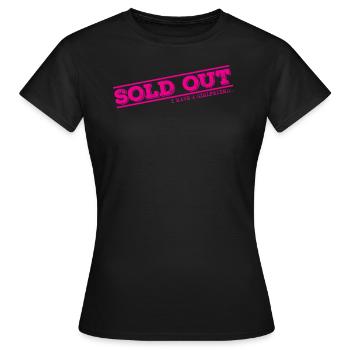 Couples Sold out gf - Women's T-Shirt - black - Front - AI Model Female 172 dark (172cm)