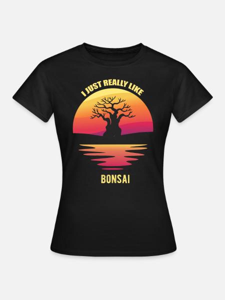 Bonsai - Frauen T-Shirt - Schwarz