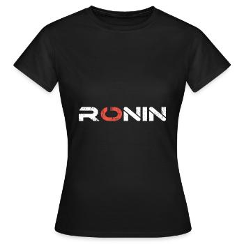 Ronin - herrenloser Samurai - Frauen T-Shirt - Schwarz - Vorne - AI Model Female 172 dark (172cm)