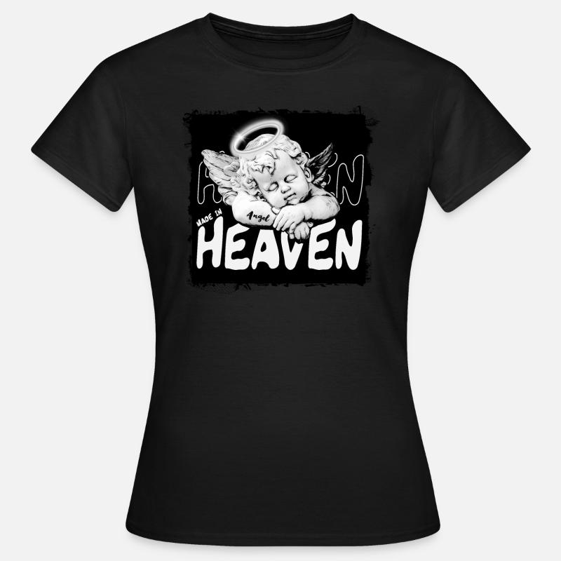 Bébé mignon ange - T-shirt Femme - noir