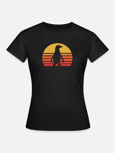 Pinguin - Frauen T-Shirt - Schwarz