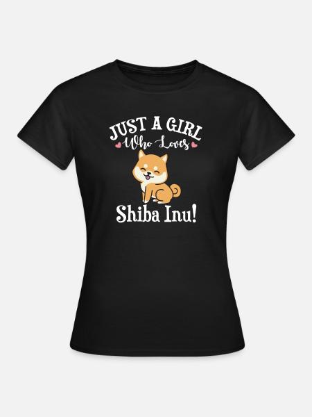 Shiba Inu - T-shirt Femme - noir