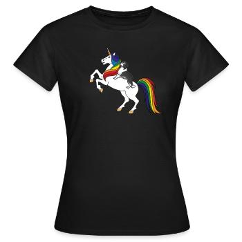 Border collie - T-shirt Femme - noir - Devant - AI Model Female 172 dark (172cm)