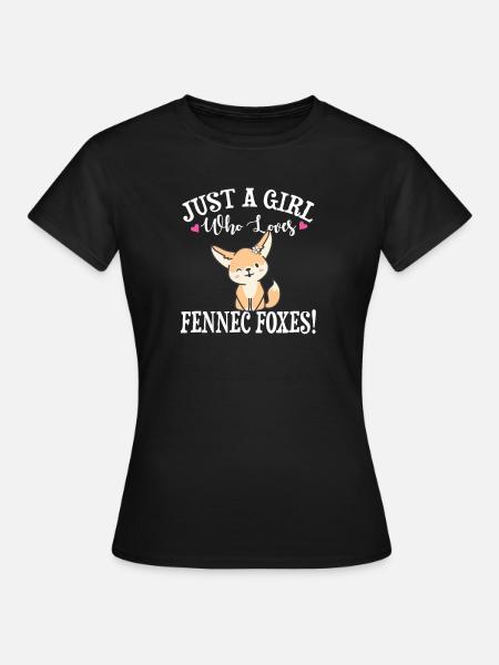 Fennek - Frauen T-Shirt - Schwarz