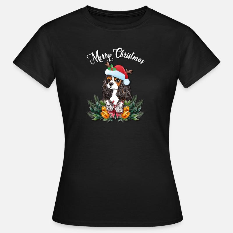 Cavalier King Charles Spaniel - Naisten t-paita - musta