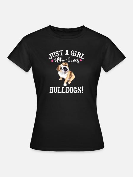 English Bulldog - Women's T-Shirt - black