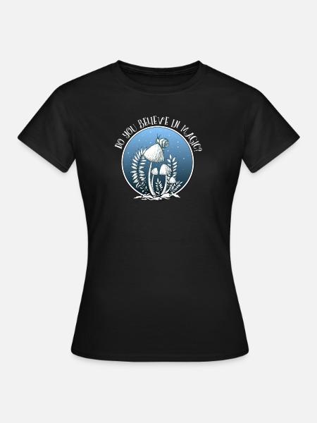 Psilocybin - Frauen T-Shirt - Schwarz