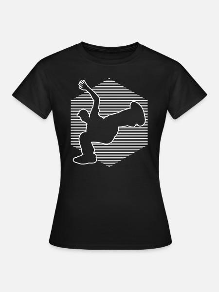 Hiphop Break Dance Breakdance Femmes Bgirl - T-shirt Femme - noir