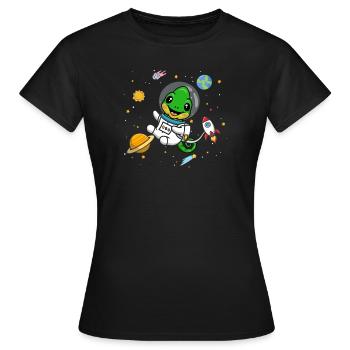 Caméléon - T-shirt Femme - noir - Devant - AI Model Female 172 dark (172cm)