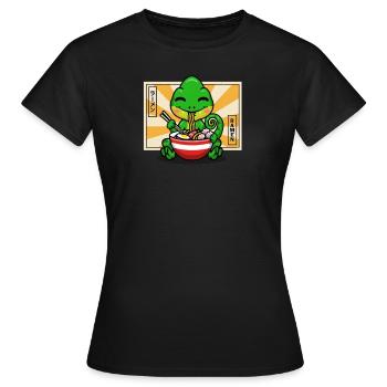 Caméléon - T-shirt Femme - noir - Devant - AI Model Female 172 dark (172cm)