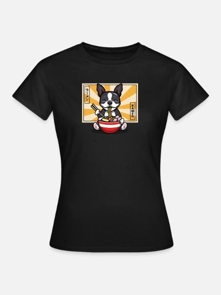 Boston Terrier - Frauen T-Shirt - Schwarz