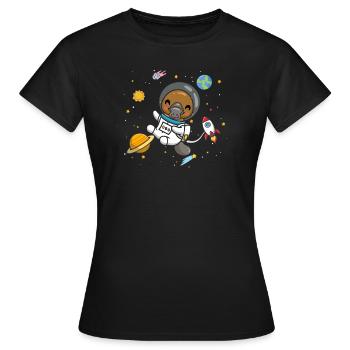 Platypus - Women's T-Shirt - black - Front - AI Model Female 172 dark (172cm)