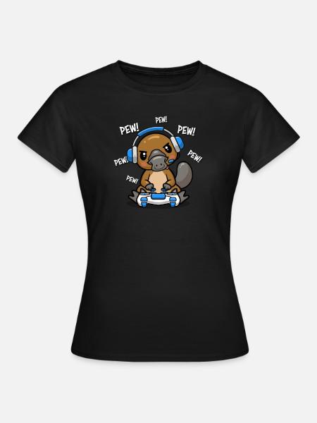 Vesinokkaeläin - Dame-T-shirt - sort