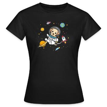 Yellow Lab - Women's T-Shirt - black - Front - AI Model Female 172 dark (172cm)