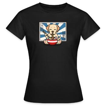 Yellow Lab - Women's T-Shirt - black - Front - AI Model Female 172 dark (172cm)