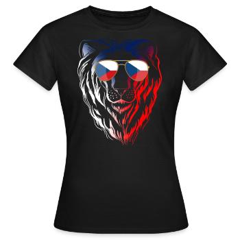 Tschechische Republik - Frauen T-Shirt - Schwarz - Vorne - AI Model Female 172 dark (172cm)