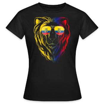 Ecuador - Women's T-Shirt - black - Front - AI Model Female 172 dark (172cm)