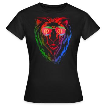 Eritrea - Frauen T-Shirt - Schwarz - Vorne - AI Model Female 172 dark (172cm)