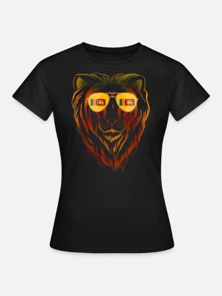 Sri Lanka - Vrouwen T-shirt - zwart