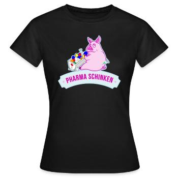 Pharma Schinken - Frauen T-Shirt - Schwarz - Vorne - AI Model Female 172 dark (172cm)