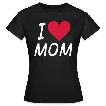 Mom baby gift for Mother's Day for childbirth - Women's T-Shirt - black - Front - AI Model Female 172 dark (172cm)