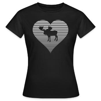 élan - T-shirt Femme - noir - Devant - AI Model Female 172 dark (172cm)