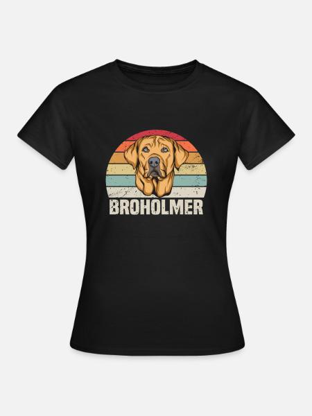 Broholmer - Frauen T-Shirt - Schwarz