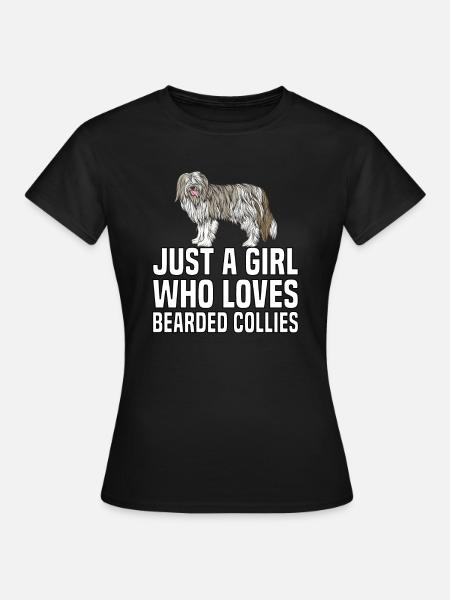 Bearded Collie - Frauen T-Shirt - Schwarz