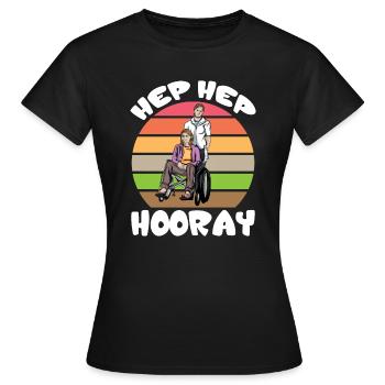 Curative Education Nurse Curative Education Care hep - Women's T-Shirt - black - Front - AI Model Female 172 dark (172cm)