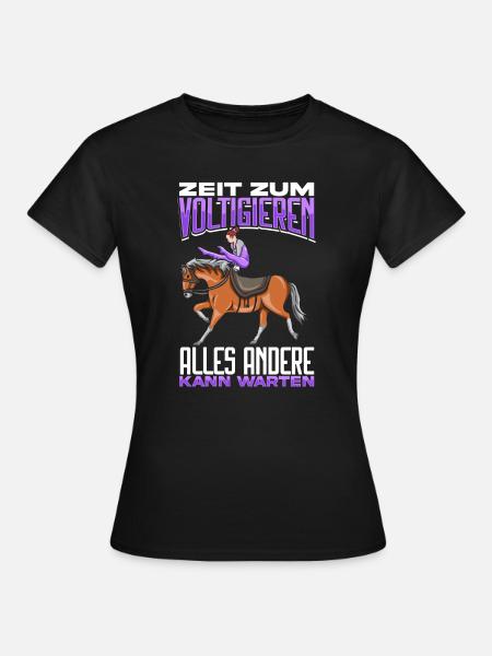 Voltigieren - Frauen T-Shirt - Schwarz
