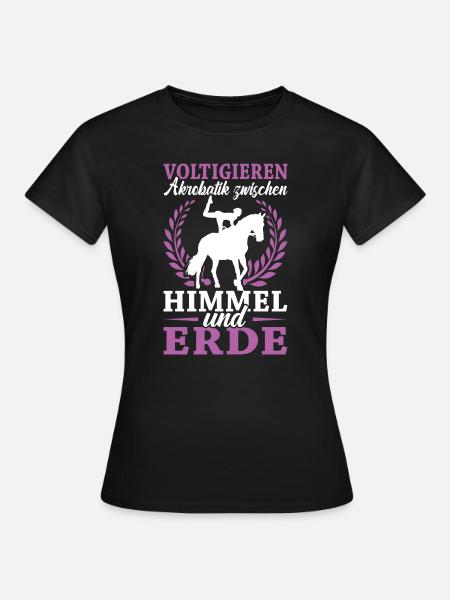 Voltigieren - Frauen T-Shirt - Schwarz