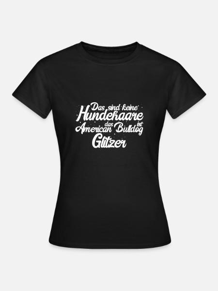 American Bulldog Geschenk Hunde - Frauen T-Shirt - Schwarz