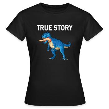 Leg surgery wheelchair lost leg - Women's T-Shirt - black - Front - AI Model Female 172 dark (172cm)