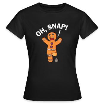 Leg surgery wheelchair lost leg - Women's T-Shirt - black - Front - AI Model Female 172 dark (172cm)